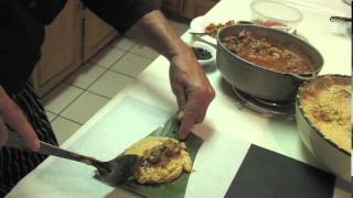 Chef Julios Making Pasteles Video [upl. by Anoel]