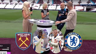 West Ham vs Chelsea 03 Nicolas Jackson And Cole Palmer On Fire Goal💥 Enzo Maresca Full Reaction [upl. by Adnala997]