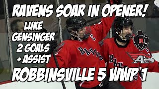 Robbinsville 5 West WindsorPlainsboro 1  Ice Hockey highlights [upl. by Nnylahs]