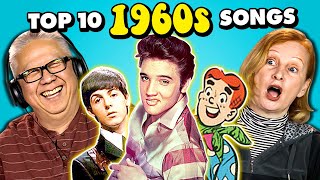 ELDERS REACT TO TOP 10 SONGS OF THE 1960s [upl. by Eitsyrc]