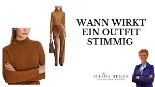 Wann wirkt ein Outfit stimmig [upl. by Lavro]