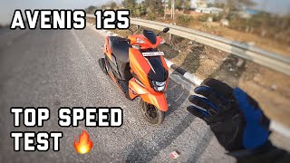 All New Suzuki Avenis 125 Top Speed Test 🔥  Ntorq से ज़्यादा [upl. by Rosco]