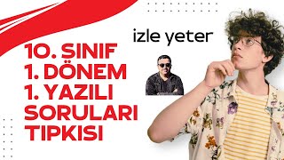 10 SINIF FİZİK 1 DÖNEM 1 YAZILISI [upl. by Hocker458]