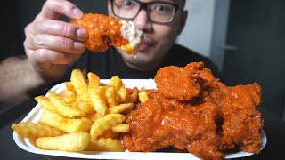 Buffalo Boneless Chicken Wings Recipe [upl. by Alliber177]