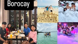 Day2 in Borocay Fairways and Bluewater resort dmall nepalifamily [upl. by Ymmot932]