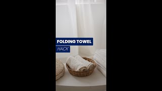 Folding Towel Hack [upl. by Blackington]