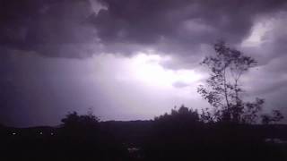 Thunder and lightning over Plymouth sound 270517 HAARP [upl. by Kristina]