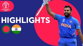 Rohit Hits Ton amp Bumrah Masterclass  Bangladesh vs India  Highlights  ICC Cricket World Cup 2019 [upl. by Weirick]