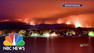 Colorado Fires Threaten Thousands  NBC Nightly News [upl. by Nemracledairam249]