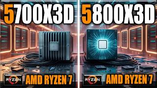 5700X3D vs 5800X3D Benchmarks  Tested in Games and Applications [upl. by Elreath371]