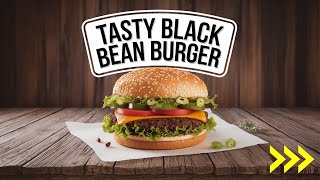 Black Bean Burgers The Secret to a Perfectly Juicy Veggie Burger [upl. by Petula]