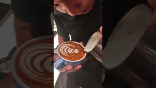 Beginner part46coffee espresso latteart barista love trending trendingshorts youtubeshorts [upl. by Aivitnahs]