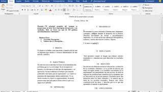 Como crear un articulo científico para proyectos o tareas WORD Nivel Ingeniería [upl. by Edmead]