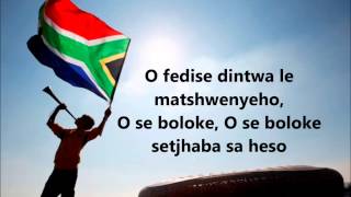 Nkosi Sikelel iAfrika south african national anthem with lyrics  Inno nazionale sudafricano [upl. by Ettinger221]