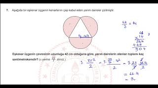 7 Sınıf Matematik 2 Dönem 2 Yazılı Meb Senaryo Çözümleri [upl. by Cantu]