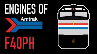 Engines of Amtrak  EMD F40PH [upl. by Ebanreb]