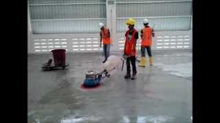 Liquid Floor Hardener Indonesia [upl. by Harutek35]