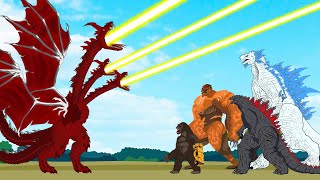 Godzilla Kong Skar King amp Shimo Vs KING GHIDORAH  Monsters Ranked From Weakest To Strongest [upl. by Kathy967]