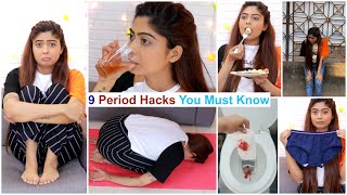 9 Life Saving PERIOD HACKS Every Girl Must Know  Rinkal Soni [upl. by Haase]