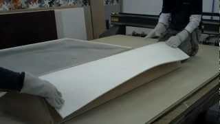 Thermoforming Corian [upl. by Tterb]