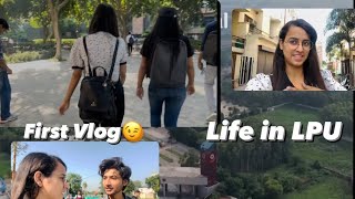 A Day In My College Life LPU  My First Vlog  Lovely Professional University [upl. by Zere]