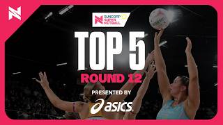 Top 5 Plays of Round 12  Suncorp Super Netball 2024 [upl. by Atoiyanap]