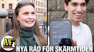 Nya rekommendationer om skärmtid quotDet blir svårtquot [upl. by Fairweather]