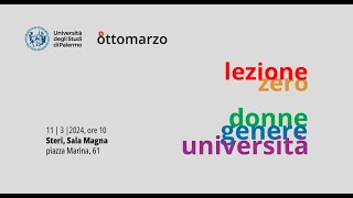 Lezione Zero  8 marzo [upl. by Nangatrad]