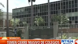 Venezolanos temen cierre masivo de colegios privados como consecuencia de crisis [upl. by Teloiv957]