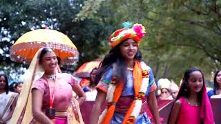 Historic Hindu Procession in Houston Downtown  Dashaavatharam Dance amp Culture [upl. by Web779]