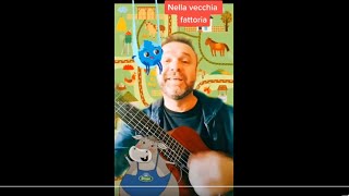 🐮 NELLA VECCHIA FATTORIA Canzoni per bambini di Stefano Fucili e Whiskey il ragnetto  Mucca shorts [upl. by Eigger]