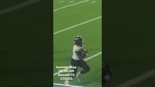 Texas High School Football QBAth Jeremiah Shipp Braswell HS [upl. by Malchy]