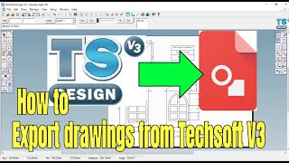 How to export drawings from Techsoft V3 [upl. by Tneicniv]