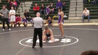 Loudon Valley Duals Czar Parish vs Potomac Falls [upl. by Klarrisa72]