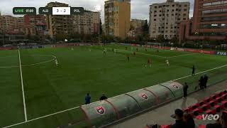 LIVE  Ndeshje miqësore Shqipëri U17  Poloni U17 [upl. by Nyladnewg]