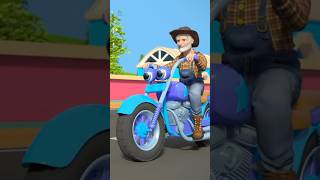 Wheels on the Vehicles trending viral popular cartoon bussong shorts youtubekids ytshorts [upl. by Onitram504]