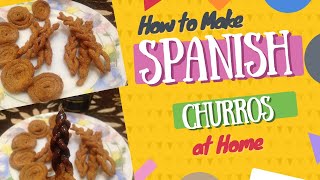 Churros Recipe  How to make Eggless churros without Oven  Spanish Dessert [upl. by Sunderland109]