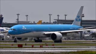 KLM Boeing777300ERPHBVPNarita Airport 16R takeoff [upl. by Asira769]