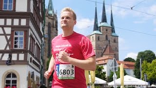 WBG Zukunft eG zum 7 Run Thüringer Unternehmenslauf  RUN Erfurt Thüringen Domplatz Firmenlauf [upl. by Tloh]