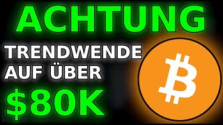 Bitcoin ENDLICH  Trendwende erfolgreich [upl. by Aceissej]