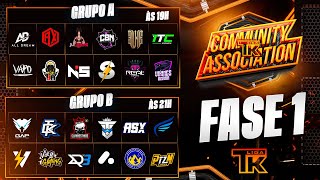 LIGA TK COMMUNITY SEASON 2  GRUPOS A e B  Free Fire ao vivo [upl. by Annairoc961]