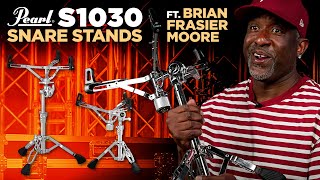 Pearl S1030 Series Snare Stands ft Brian FrasierMoore [upl. by Naol193]