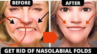 FACIAL EXERCISES FOR LAUGH LINES NASOLABIAL FOLDS SMILE LINES ANTIAGING EXERCISES FOR WRINKLES [upl. by Asirap]