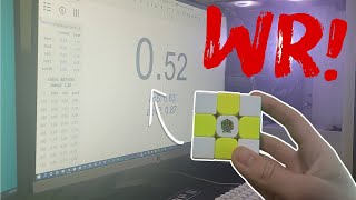 Rubiks Cube Checkerboard Pattern in 052 sec Former World Record  CubeCentral [upl. by Itirahc]