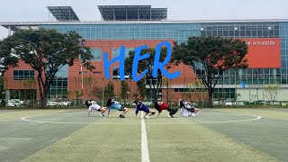 2024 연암중학교 체육대회 개막식공연 HER chreohasol 연암중학교  블락비  한림예고  울산  choreo [upl. by Halland]