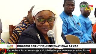 COLLOQUE SCIENTIFIQUE INTERNATIONAL A LUAC [upl. by Melanie556]