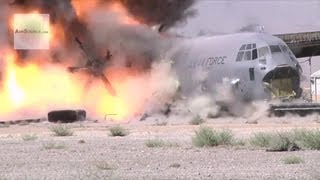 Blowing Off C130 Aircrafts Wings With Explosives [upl. by Remington]