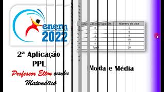 ENEM 2022  PPL  Média Aritmética  Descargas atmosféricas objetos estranhos e quedas de árvores [upl. by Schell]