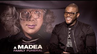 MADEA FAMILY FUNERAL 2019 Interview with Tyler Perry [upl. by Tiduj]