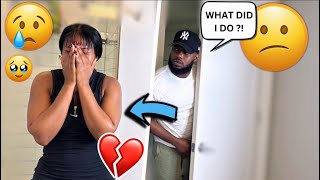 CRYING WITH THE DOOR LOCKED PRANK ON BOYFRIEND He cried too [upl. by Laufer]